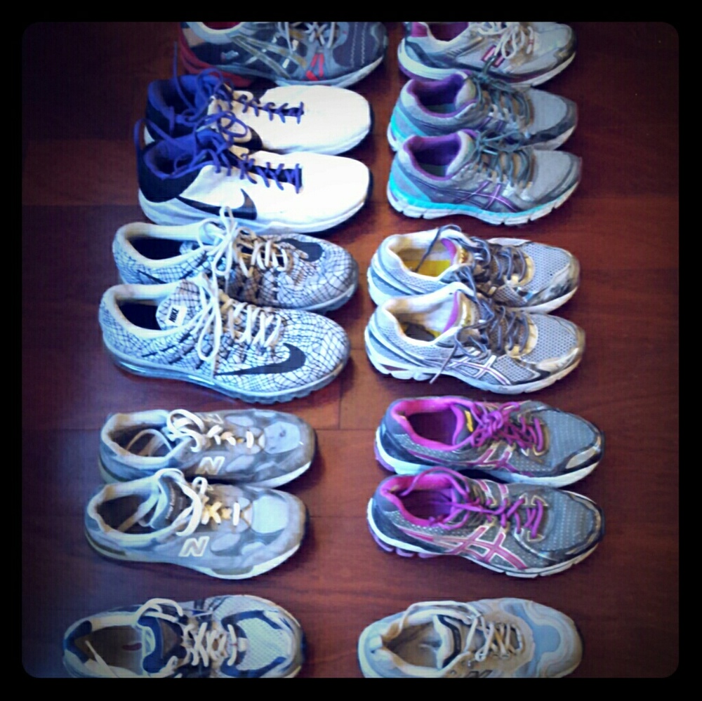 LOT Nike Asics New Balance Brooks Wholesale Used R